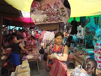 Schildkröten auf dem Markt von Iquitos.