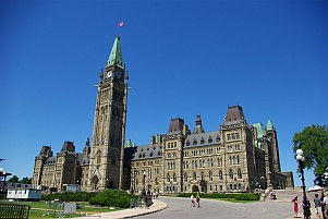 Das Parlament von Ottawa.