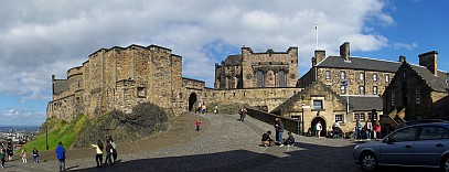 Innenhof von Edinburgh Castle.