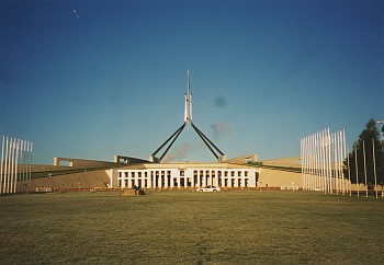 Parlament in Canberra.