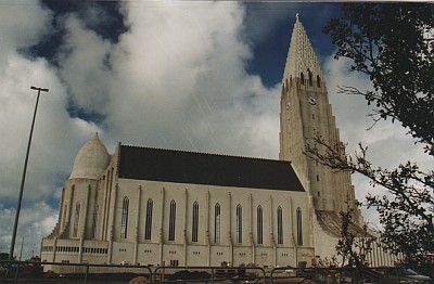 Hallgrimskirkja in Reykjavik.