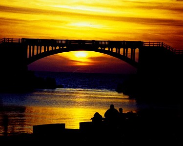 Sonnenuntergang in Alexandria.