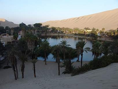 Oase von Huacachina.