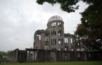 Ruine der Industrie- und Handelskammer in Hiroshima.