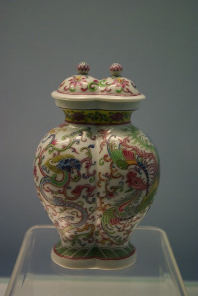 Chinesische Doppelvase.