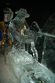 Eisskulptur.