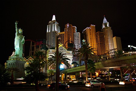 Skyline von Las Vegas.