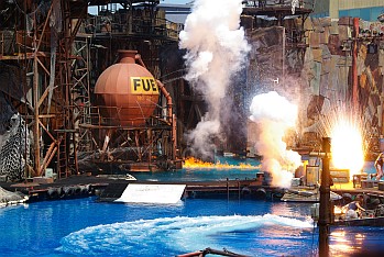 Waterworld-Show in den Universal Studios.