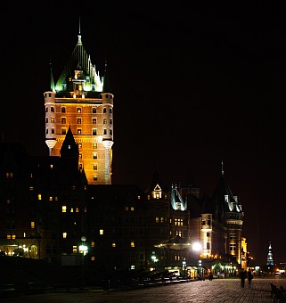 Hotel Chateau Frontenac in Québec.