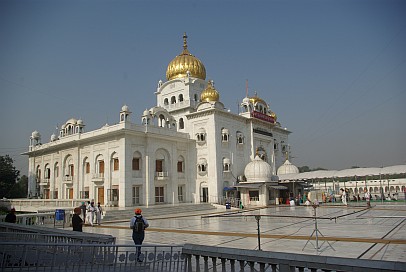 Sikh-Tempel Bangla Sahib Gurudwara in Old Delhi.