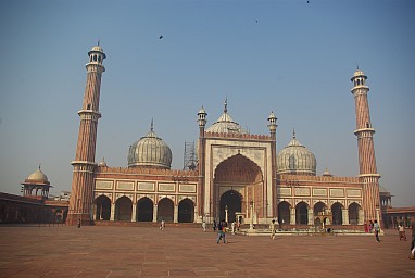 Jama Masjid, die größte Moschee Indiens.