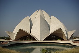 Lotustempel in Neu-Delhi.