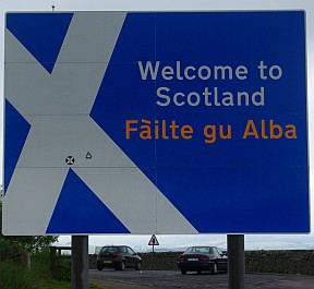 Schottland-Schild.