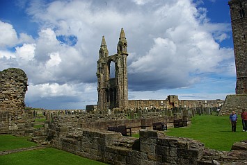 Ruine von St. Andrew's Cathedral.