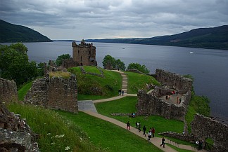 Urquhart Castle am Loch Ness.