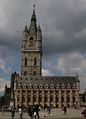 Belfried (Glockenturm) von Gent.