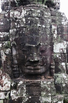 Eines von 216 Gesichtern im Staatstempel Bayon.