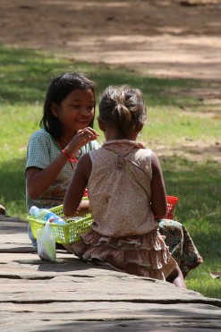 Kambodschanische Kinder.