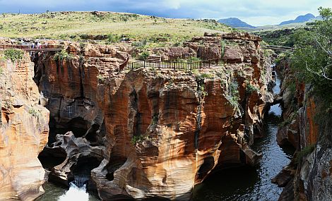 Blyde River Canyon - Bourkes Luck Potholes (Strudellöcher).