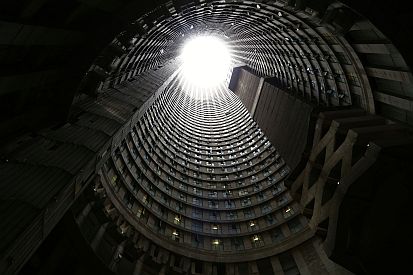 Innenhof des Ponte-Towers.