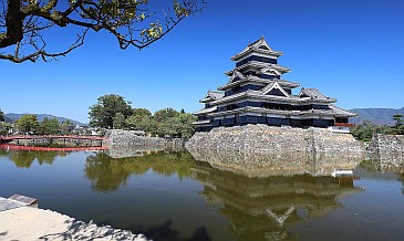 Teilweise hat man das Gefühl, die japanischen Burgen seien eher konstruiert worden, damit man sie schön fotografieren kann, denn für die Verteidigung.