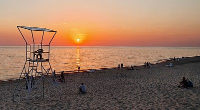 Der Vorteil an der Ostsee ist, dass sie immer da ist. Bei der Nordsee habe ich das Gefühl, dass sie sich absichtlich vor mir zurückzieht, wenn ich in ihr baden möchte.